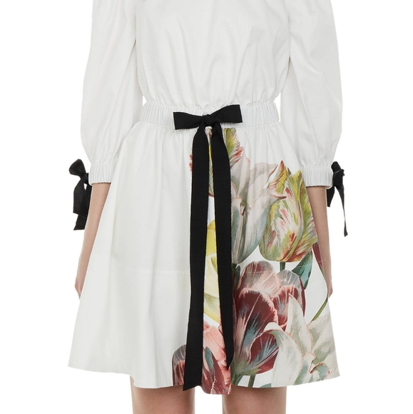 Ted Baker Tuleela Tranquility Print Dress, White - Picture 2 of 7